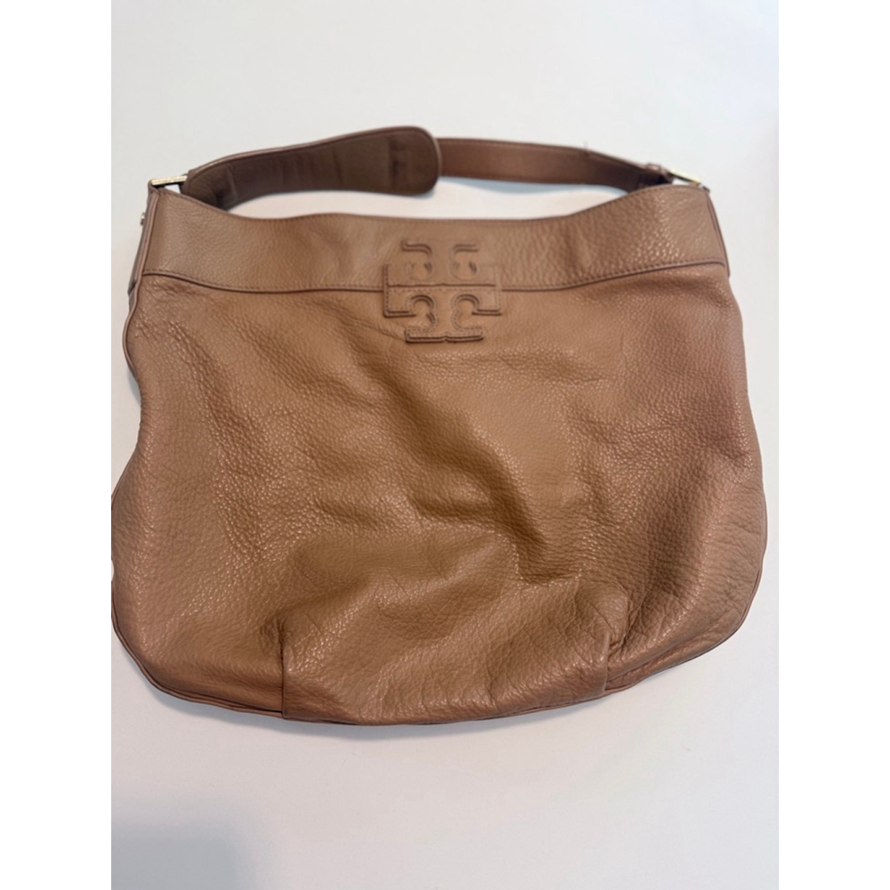 Tory BurchTan Leather Shoulder Bag One Size